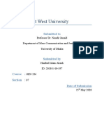 East West University: Submitted To