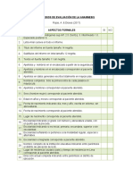 Criterios para La Valoración de La Anamnesis