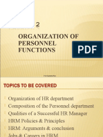 Chp 2- Org of Personnel functions.ppt