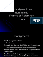 Psychodynamic and Humanistic Frames of Reference