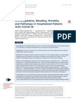 Anticoagulation, Bleeding, Mortality, and Pathology in Hospitalized Patients With COVID-19