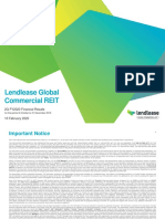 Lendlease Global Commercial REIT: 2Q FY2020 Financial Results