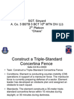 Triple-Standard Concertina Fence