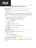 Sample - Solution Manual Diffusion, Mass Transfer in Fluid Systems 3rd Edition E. L. Cussler