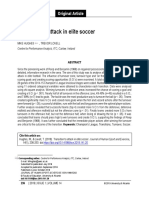 Transition To Attack in Elite Soccer: Original Article