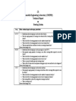 Automobile Engineering Laboratory (UME502) Technical Report On Steering System