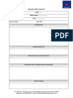 Client Contact:: Research Brief Template