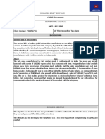 Client Contact: 7984567982: Research Brief Template