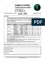 Ftre 2020 Sample Paper 2