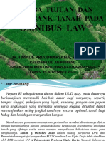 Meraba Bank Tanah Omnibus Law