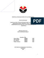 Proposal Program Kreativitas Mahasiswa