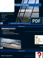 Project Scope: Master in Project Management