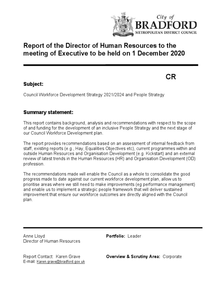 Workforce Development Strategy 20212025 and People Strategy | PDF ...