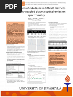 Determination of Rubidium in Difficult Matrices by Inductively Coupled Plasma Optical Emission Spectrometry