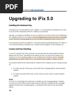 Upgrading To Ifix 5.0: Installing The Hardware Key