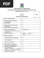 Gujarat Shops and Establishments (Regulation of Employment and Condition of Service) Act, 2019 Form-D Format For Intimation