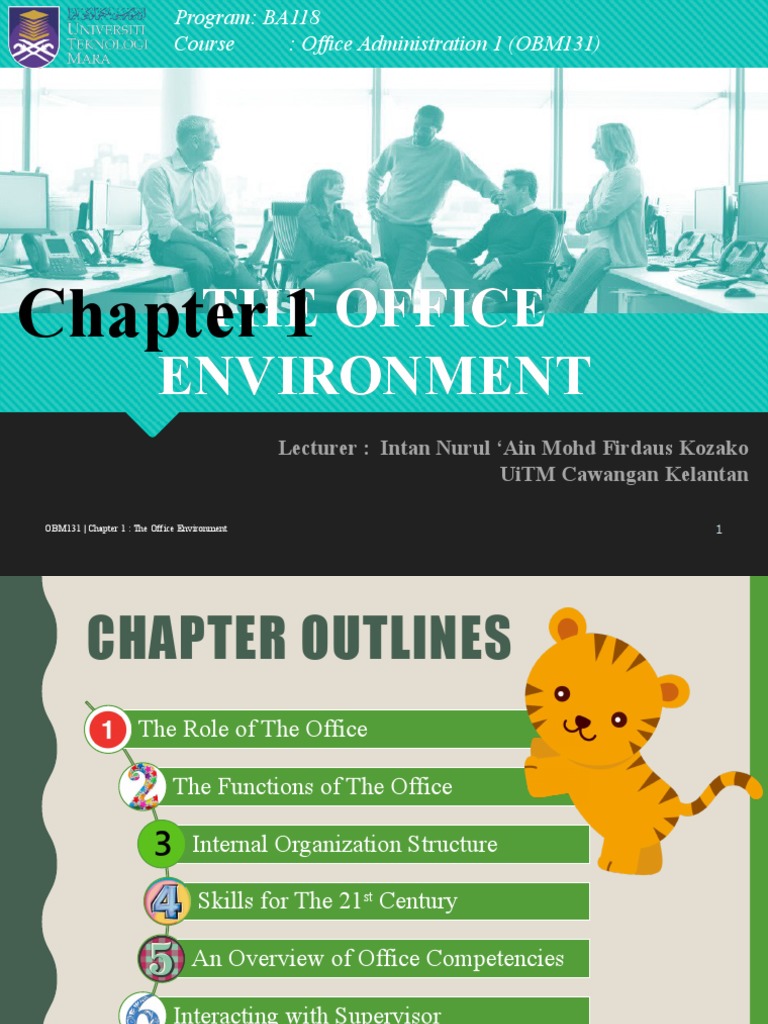 Understanding the Office Environment | PDF | Psychological Concepts ...