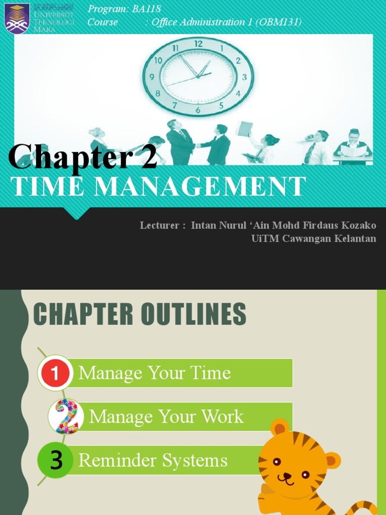 Chap 2 Time Management Download Free Pdf Time Management