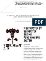 Fightmaster by Boxmaster Boxing Punching Bag System: Back To Shop (/ Products)