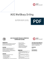 Iadc Wellsharp Drilling: Supervisor Level