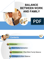 Balance Between Work and Family