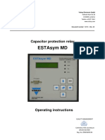 Estasym MD: Capacitor Protection Relay