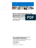 Marine Hydrokinetic Energy Site Identification and Ranking Methodology Part II Tidal Energy