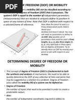 M 1B Degrees of Freedom, Inversion