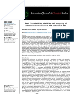 Seed Germiability, Viability and Longevity Of: Rhododendron Arboreum Var. Arboreum SM