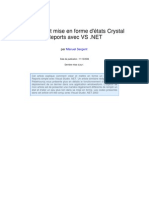 création et mise en forme des etats crystalreport