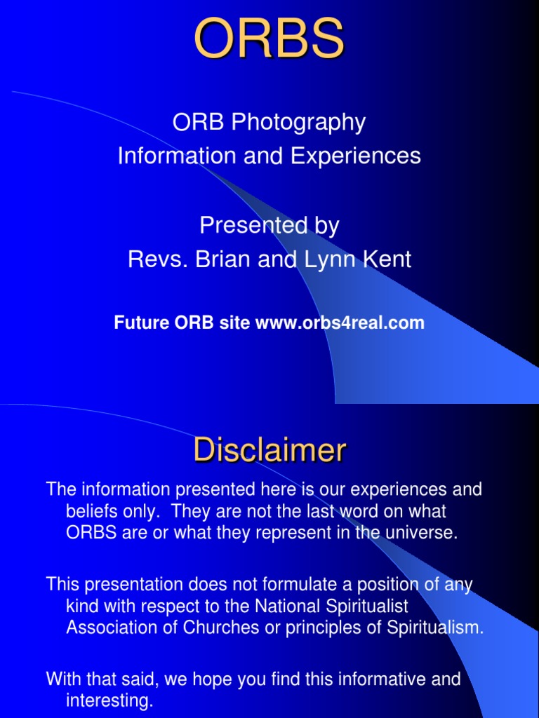 Understanding ORB Photography Techniques | PDF | Camera | Ultraviolet