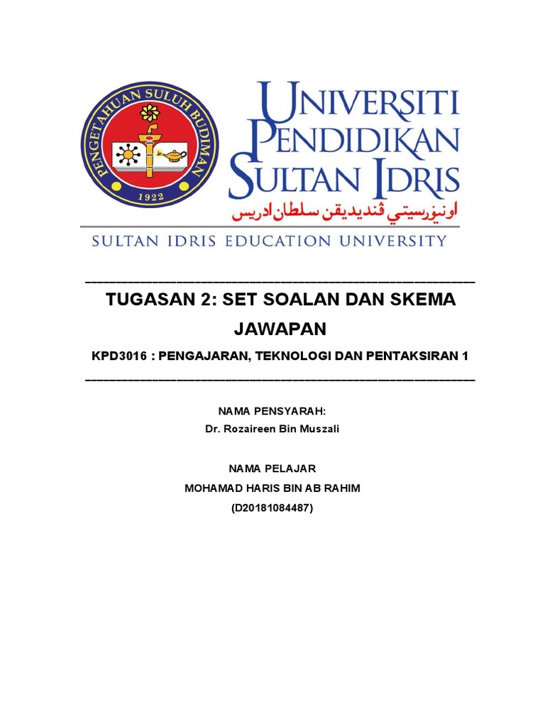 Soalan KPD PJPK Tingkatan 3 | PDF