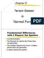 N-Person Games in Normal Form: Fundamental Differences With 3 Players: The Spoilers
