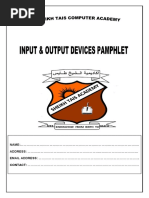 IMPUT AND OUTPUT Print