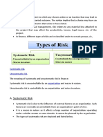 Types of Risk 1