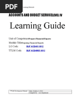 Learning Guide: Accounts and Budget Service