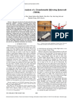 Design and Dynamic Analysis of A Transformable HOvering Rotorcraft