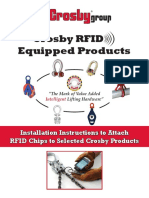 Installation Instructions To Attach RFID Chips To Selected Crosby Products