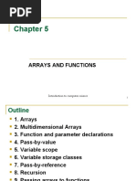 Arrays and Functions: Introduction To Computer Science