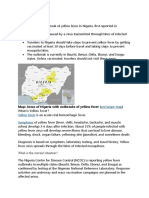 Key Points: Map: Areas of Nigeria With Outbreaks of Yellow Fever (