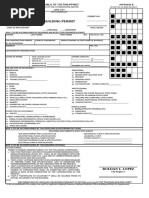 Lipa City Building Permit Form