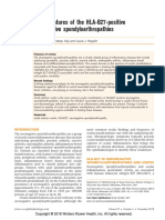 Ocular Features of The HLA-B27-positive Seronegative Spondyloarthropathies