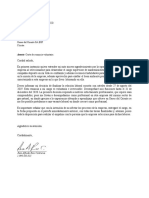 Carta de Renuncia