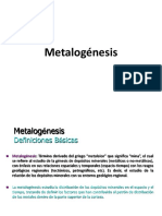 Metalogénesis PDF