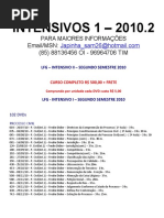 INTENSIVO 1 - 2010.2