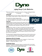 Charging Deep Cycle Batteries