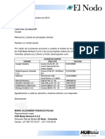 Listado Principales Clientes HUB Media Network PDF