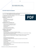 Examination Subject Areas (Blueprint) : Biomedical Sciences (15%)