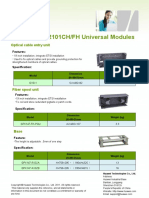 GPX147-ODF2101CH/FH Universal Modules: Optical Cable Entry Unit