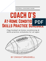 Coach D'S: At-Home Conditioning & Skills Practice Schedule